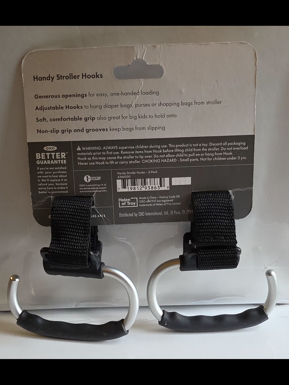 Tot Handy Stroller Hooks New for Baby Stroller